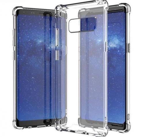 Луксозен силиконов калъф / гръб / TPU King Kong Anti-Burst Case за Samsung Galaxy Note 8 N950 - прозрачен