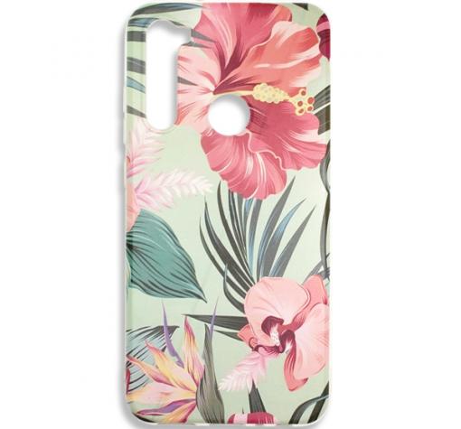 Луксозен силиконов калъф / гръб / TPU за Samsung Galaxy A7 2018 A750F - Spring / резида с цветя