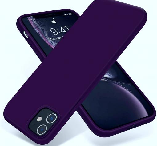 Луксозен силиконов калъф / гръб / Nano TPU за Apple iPhone 12 /12 Pro 6.1'' - Тъмно лилав