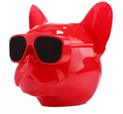 Bluetooth тонколона Dog Head / Dog Head Bluetooth Wireless Stereo Speaker - червена — снимка 3