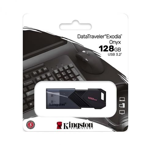 USB флаш памет 128GB Kingston USB 3.2 — снимка 2