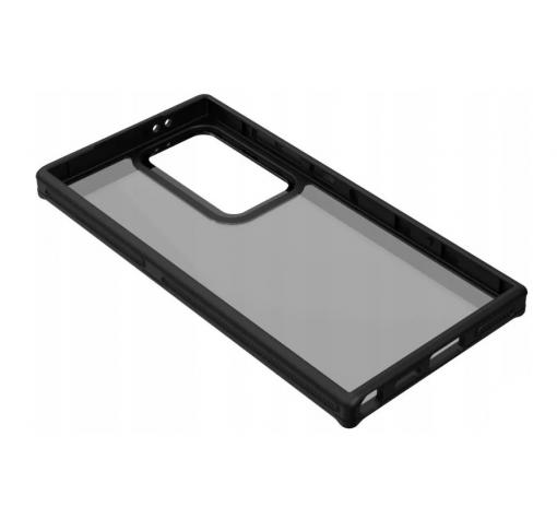 Луксозен гръб / кейс / Crystal Black Case за Samsung Galaxy S24 Ultra - черен мат / черен кант — снимка 3