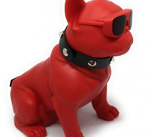 Bluetooth тонколона AeroBull / AeroBull Portable Bluetooth Speaker - червена / куче — снимка 2