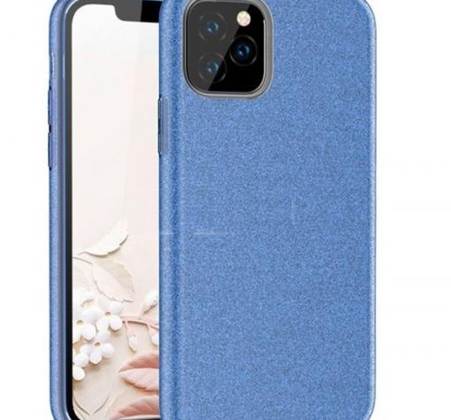 Силиконов калъф / гръб / TPU за Samsung Galaxy A72 / A72 5G - тюркоаз / брокат