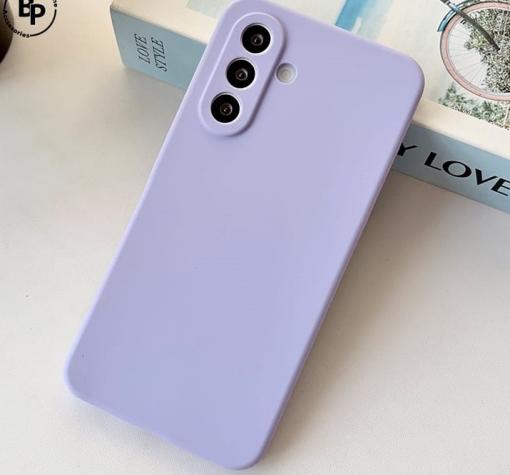 Силиконов калъф / гръб / кейс за Samsung A57 Violet - светлолилав кейс със защита за камерата