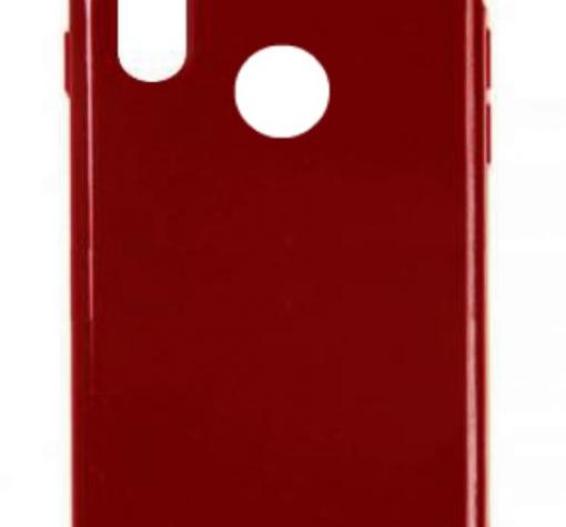 Силиконов калъф / гръб / TPU MOLAN CANO Jelly Case за Huawei P20 Lite - червен / брокат