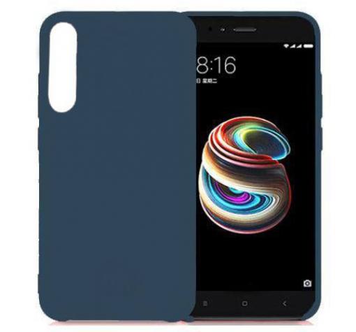 Луксозен гръб за Samsung Galaxy A7 2018 A750F - тъмно син