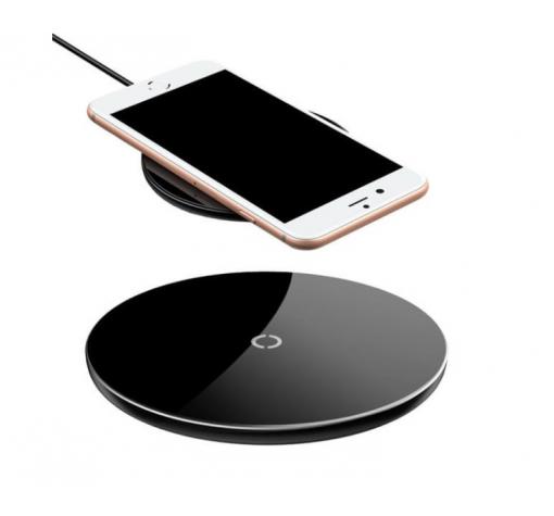 Оригинално универсално зарядно за безжично захранване BASEUS Simple Charger - Черно — снимка 2