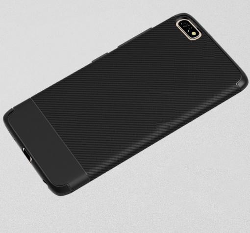 Силиконов калъф / гръб / TPU за Huawei Y5 2018 - черен / carbon