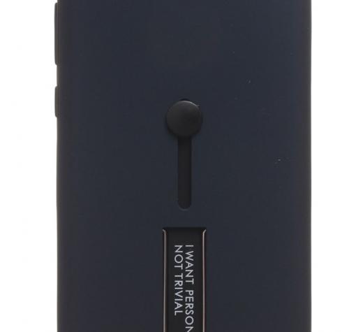 Луксозен гръб Vennus Hybrid Armor със стойка за Huawei Y6 2018 / Honor 7A - тъмно син
