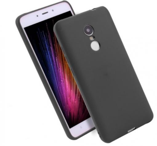 Луксозен силиконов калъф / гръб / TPU Soft Jelly Case за Xiaomi RedMi Note 4 / RedMi Note 4X - черен