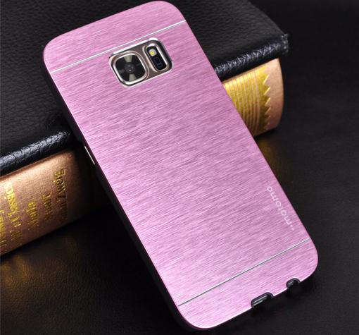 Луксозен твърд гръб MOTOMO за Samsung Galaxy S7 G930 - розов