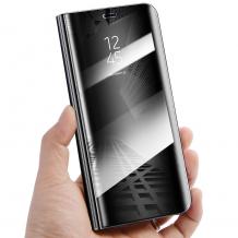 Луксозен калъф Clear View Cover с твърд гръб за Huawei Honor 20 Lite - черен