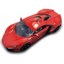 Метална кола с отварящи се врати капаци светлини и звуци Fast & Furious 7 Lykan Hypersport 1:24