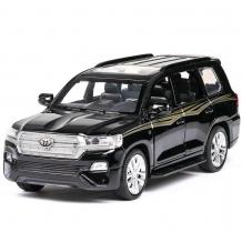 Метална кола с отварящи се врати капаци светлини и звуци Toyota Land Cruiser 1:32