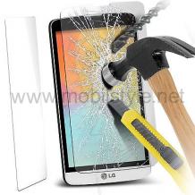 Стъклен скрийн протектор / Tempered Glass Protection Screen / за дисплей на LG G3 S / LG G3 Mini D722 