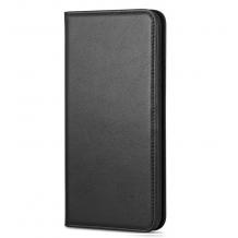 Кожен калъф Flip тефтер Flexi Magnet Book със стойка за Samsung Galaxy A20s - черен
