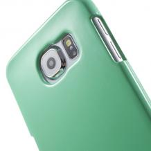 Луксозен силиконов калъф / гръб / TPU Mercury GOOSPERY Jelly Case за Samsung Galaxy A3 2016 A310 - зелен