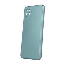 Силиконов калъф / гръб / TPU кейс Metallic Cover за Samsung Galaxy A22 4G - зелен