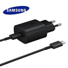 Оригинално зарядно 220V за Samsung Galaxy A52 / A52 5G Fast Charger / Type C 25W - черно