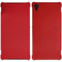 Ултра тънък кожен калъф Flip тефтер за Sony Xperia Z2 - червен