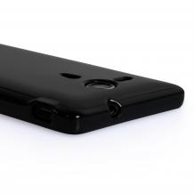 Силиконов калъф / гръб / TPU за Sony Xperia SP M35h - черен