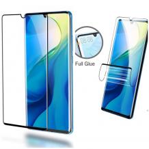 5D Full Cover Pet Glass Screen Protector Huawei P30 Pro / 5D Удароустойчив извит скрийн протектор за Huawei P30 Pro - черен