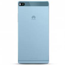 Ултра тънък силиконов калъф / гръб / TPU Ultra Thin за Huawei Ascend P8 - прозрачен / син