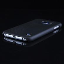 Оригинален кожен твърд гръб BMW за Samsung Galaxy S6 G920 - черен / booktype case