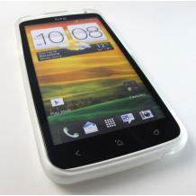 Силиконов калъф ТПУ за HTC One X - Прозрачен - Матиран
