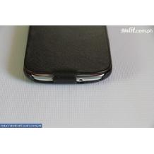 Кожен калъф Flip за Samsung Galaxy S3 S III SIII i9300 - GRIFFIN черен