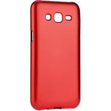 Силиконов калъф / гръб / TPU за Samsung Galaxy J3 / J3 2016 J320 - червен / мат