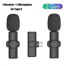 Безжичен микрофон / Wireless Lavalier Microphone / Type - C