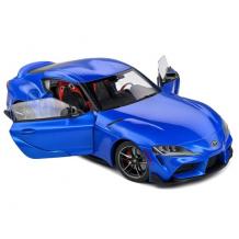 Метална кола Toyota GR Supra Blue 2021 - Solido 1:18