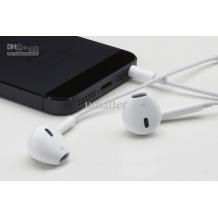 Оригинални стерео слушалки Handsfree за iPhone 5 / 5S / 5C - Бели