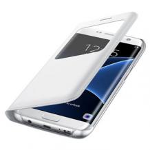 Оригинален калъф S View Cover EF-Z930PB за Samsung Galaxy S7 G930 - бял