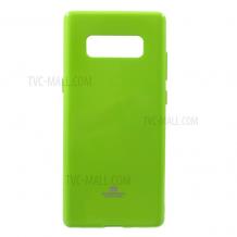 Луксозен силиконов калъф / гръб / TPU Mercury GOOSPERY Jelly Case за Samsung Galaxy Note 8 N950 - зелен