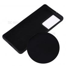 Луксозен силиконов калъф / гръб / Nano TPU за Samsung Galaxy S21 Ultra - черен