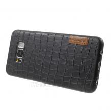 Луксозен гръб G-Case Duke за Samsung Galaxy S8 G950 - черен / Croco