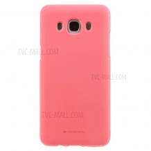 Луксозен силиконов калъф / гръб / TPU Mercury GOOSPERY Soft Jelly Case за Samsung Galaxy J7 2016 J710 - корал