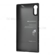 Луксозен силиконов калъф / гръб / TPU Mercury GOOSPERY Jelly Case за Sony Xperia XZ - черен