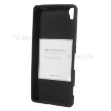 Луксозен силиконов калъф / гръб / TPU Mercury GOOSPERY Soft Jelly Case за Sony Xperia XA - черен
