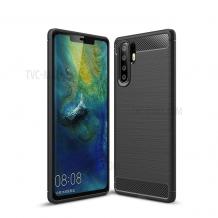 Силиконов калъф / гръб / TPU за Huawei P30 Pro - черен / carbon