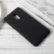 Силиконов калъф / гръб / TPU Case за Nokia 6 - черен / мат