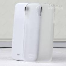 Ултра тънък твърд гръб / капак / Ultra Thin за Samsung Galaxy S4 I9500 / Samsung S4 I9505 - бял / мат