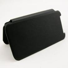 Кожен калъф тип Flip тефтер за HTC Desire 310 - със стойка / черен