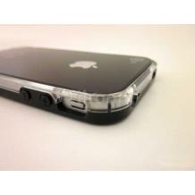 Силиконова обвивка за iPhone 4 / 4G / 4S - Bumper - Черно / Прозрачен