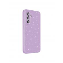 Луксозен силиконов калъф / кейс / Glitter Crystal Case TPU за Samsung Galaxy A56 5G - лилав / брокат