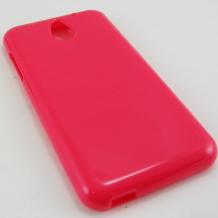 Силиконов гръб ТПУ / калъф / за HTC Desire 610 - червен