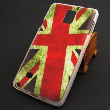 Силиконов калъф / гръб / TPU за Samsung Galaxy Note 4 N910 / Samsung Note 4 - Retro British flag